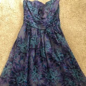 CHRISTOPHER DEANE strapless Designer Silk Dress